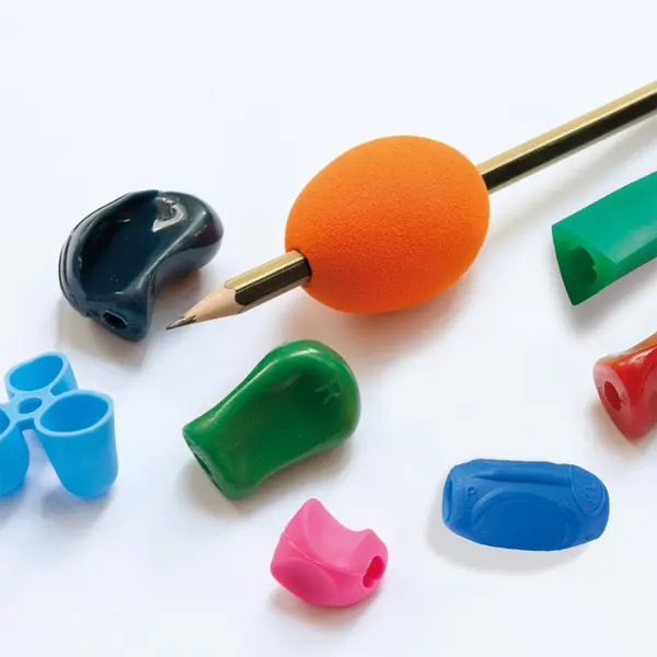 Bleistift mit verschiedenen Schreibhilfen