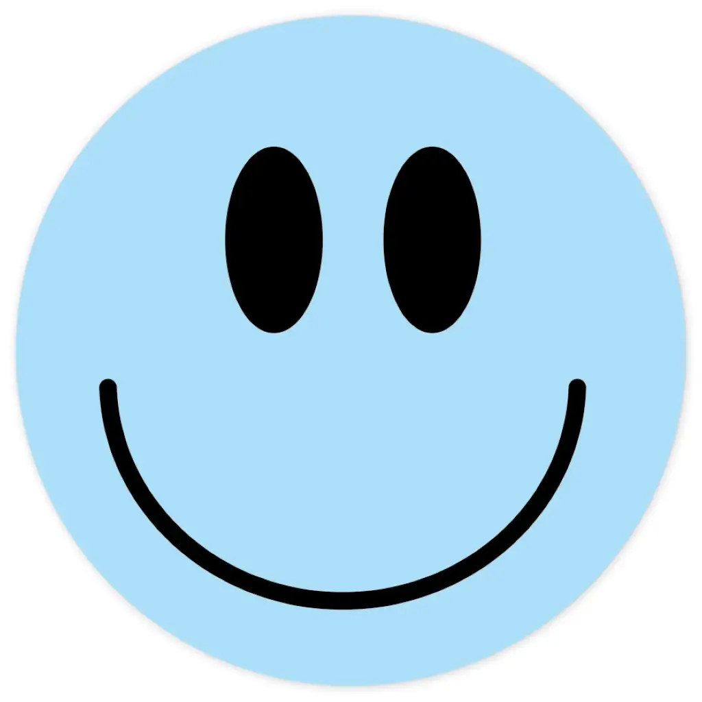 Belobigungsaufkleber "Bunte Gesichter"