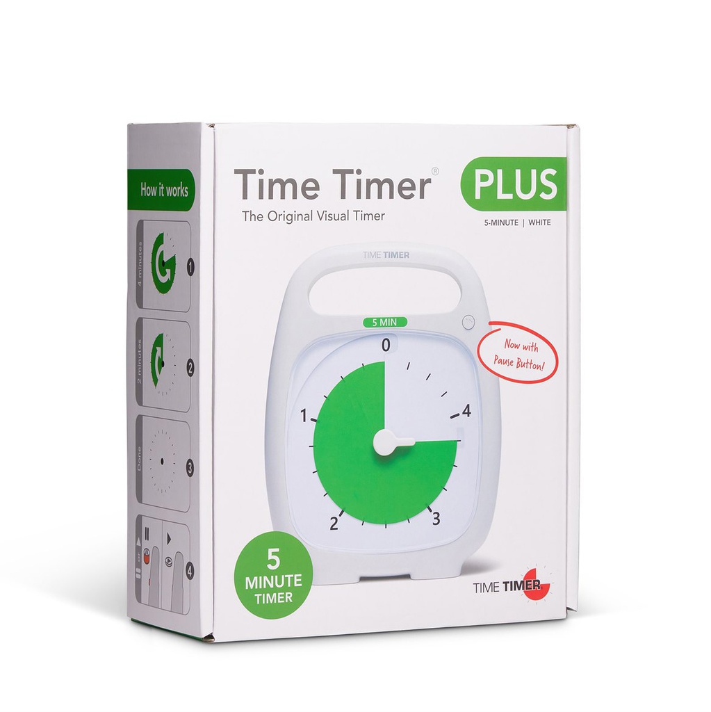 TimeTimer® PLUS weiss 5 Minuten