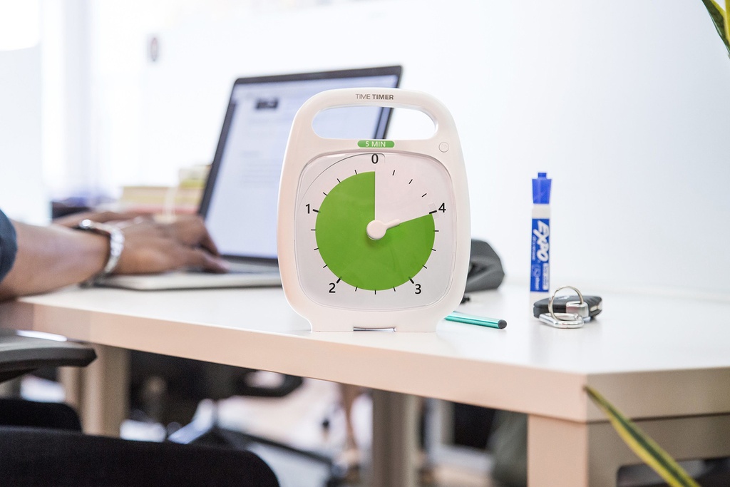 TimeTimer® PLUS weiss 5 Minuten