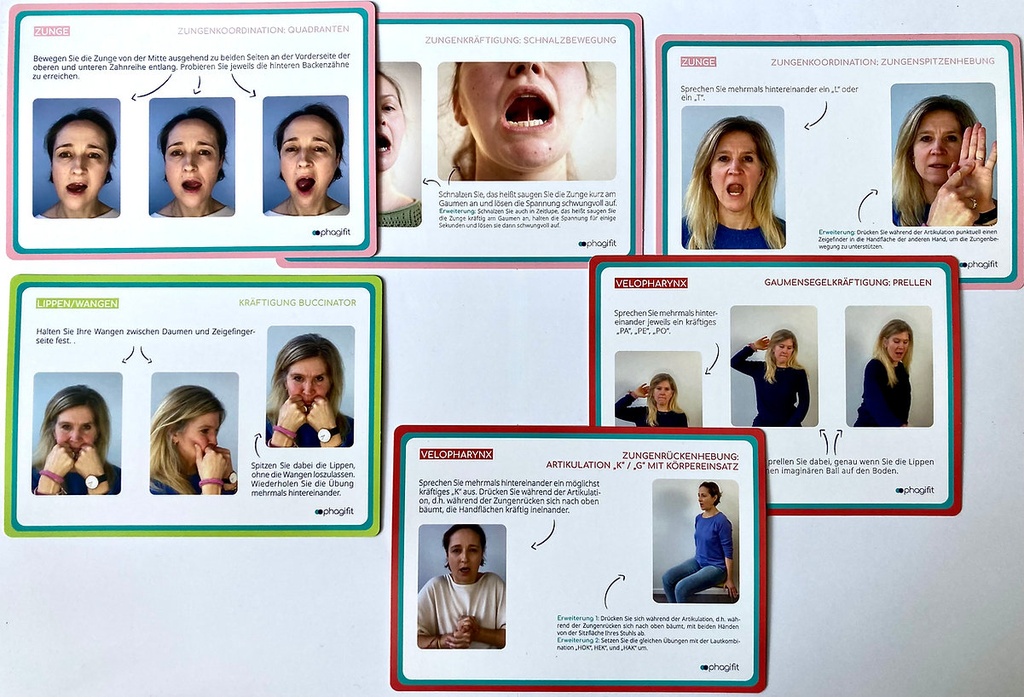phagifit - Übungskartensatz für die Dysphagietherapie