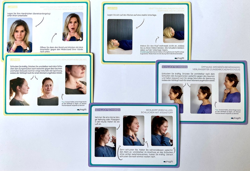 phagifit - Übungskartensatz für die Dysphagietherapie