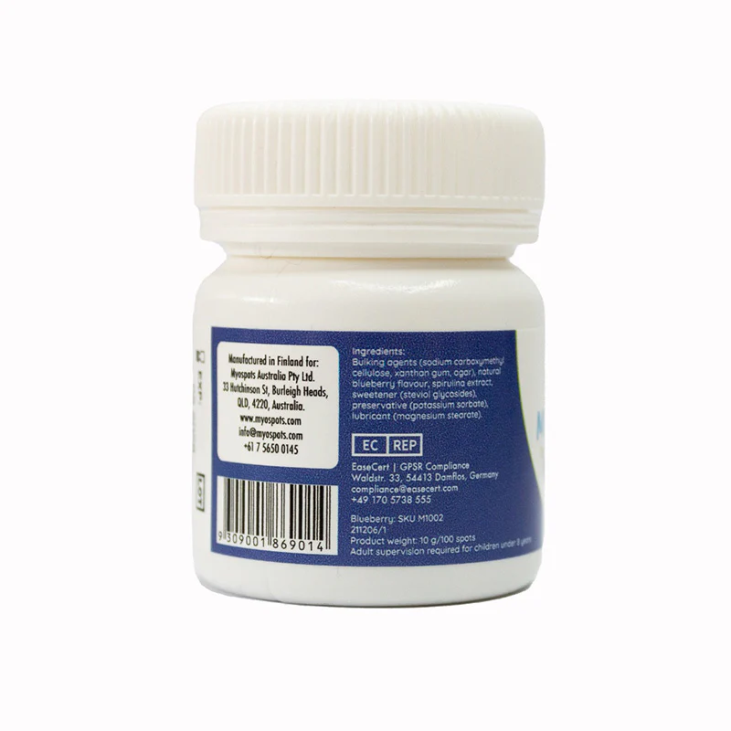 Myospots Heidelbeere - 100 Stück zum Paketpreis