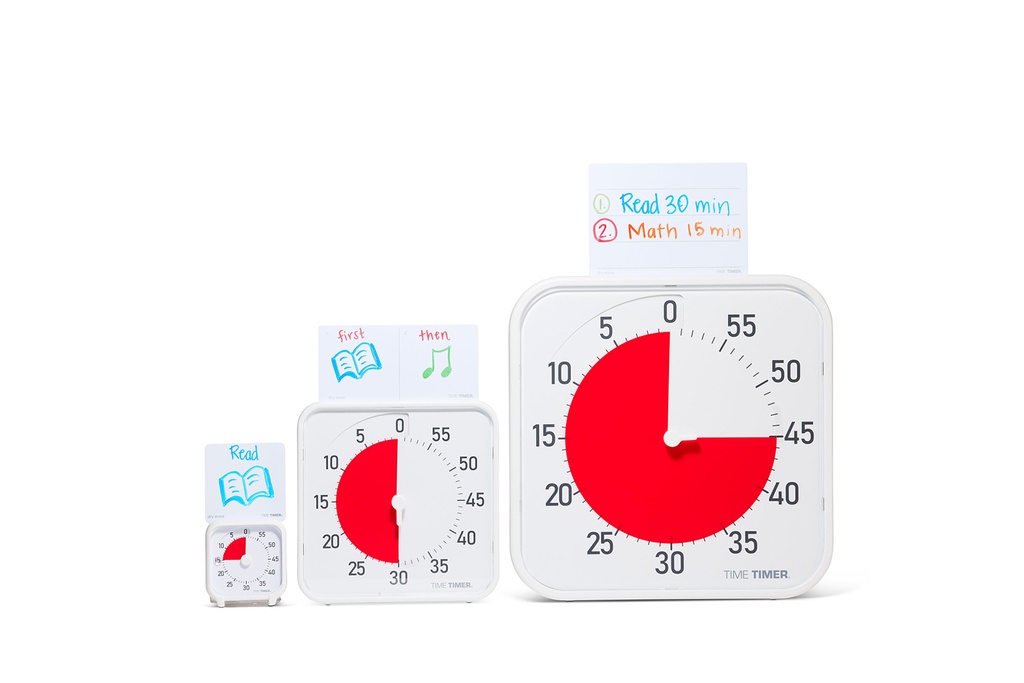 TimeTimer® Tischmodell weiss 7,5 x 7,5 cm