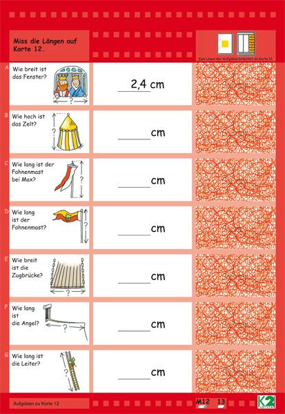 Max Lernkarten Längen/Gewichte