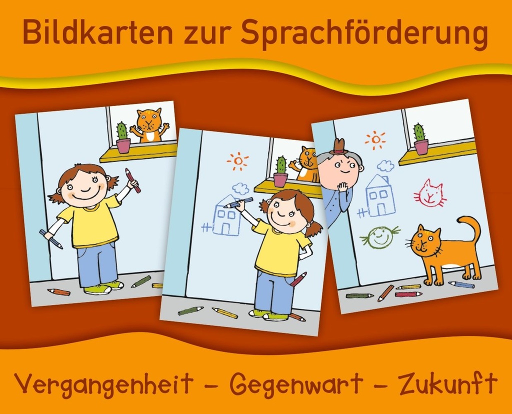 Bildkarten Vergangenheit Gegenwart Zukunft