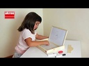 Multisensorielle Schreiblerntafel