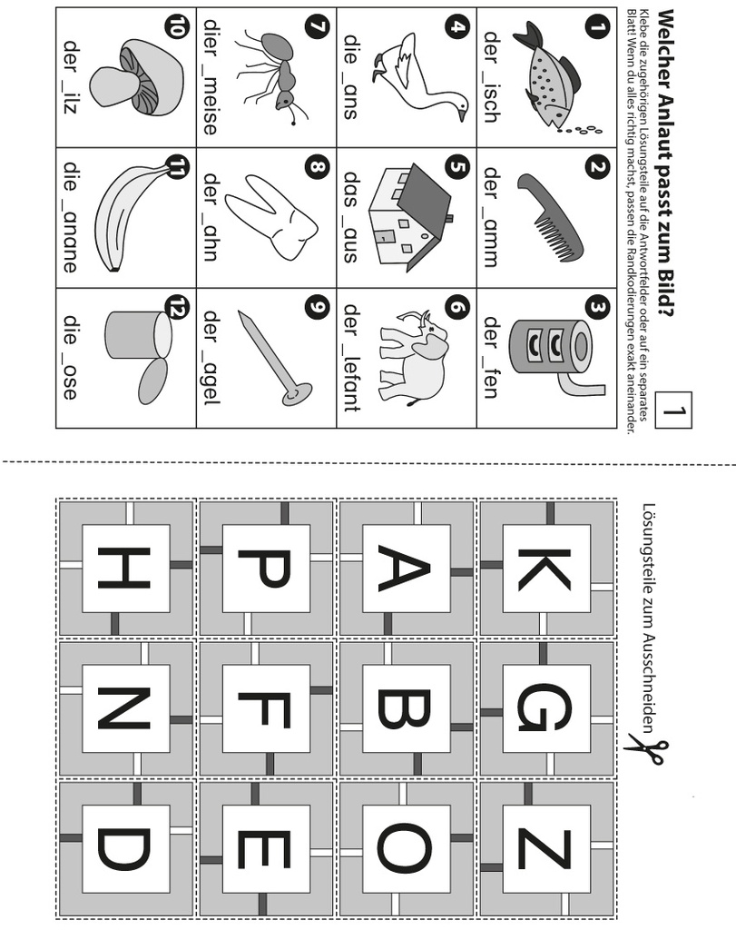 Vom Laut zum Wort: Lesestart, Teil 1 PDF