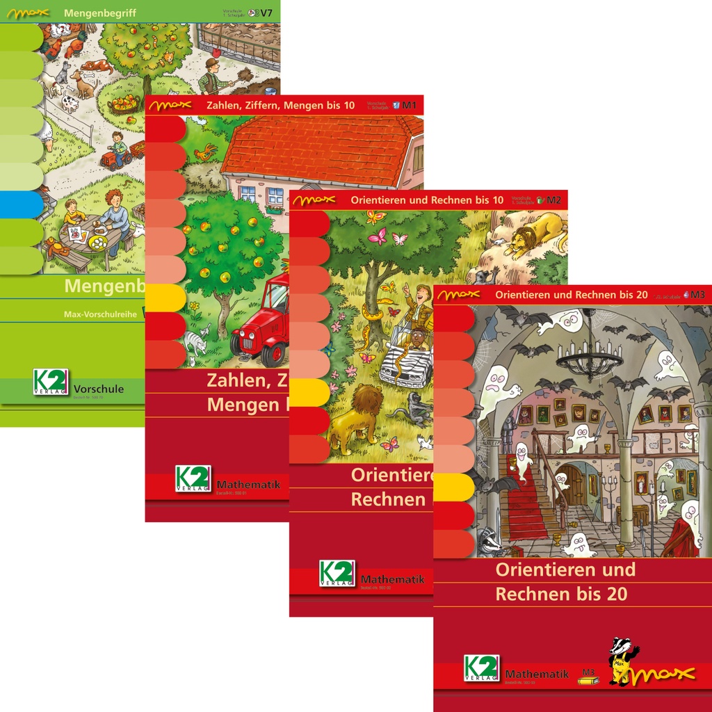 Max Lernpaket Mengen, Rechnen bis 20
