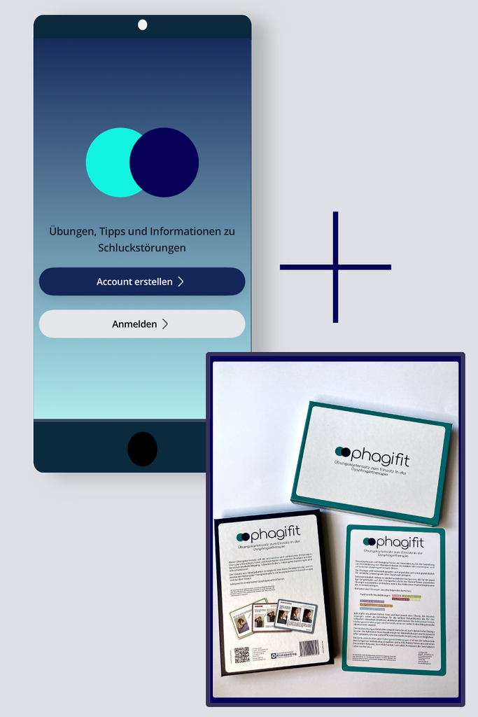 phagifit - Paket App und Übungskartensatz Jahreslizenz
