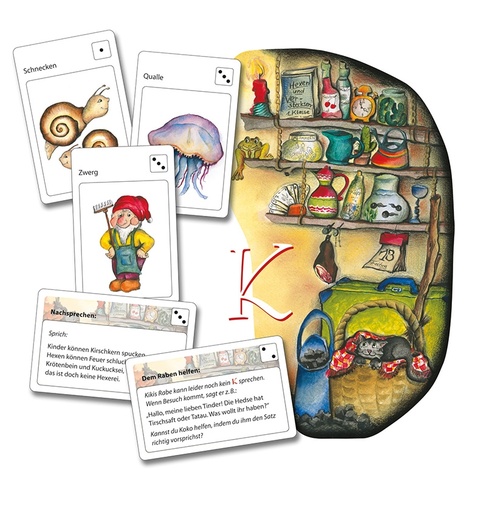 [7140] LAUTer Hexerei K - Einlegeregal und Kartensatz