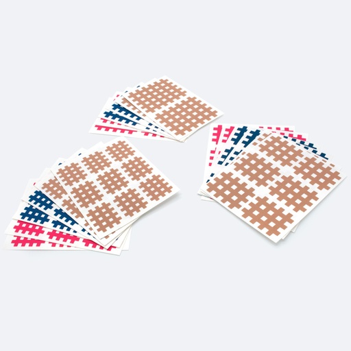 [72383] 102 Cross Tape Gitterpflaster, Mix-Box