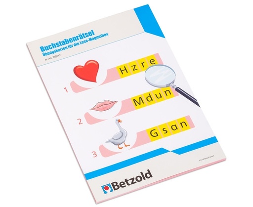 [23103] Buchstabenrätsel Karten für die Lese Magnetbox