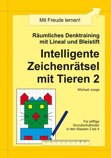 [800112] Räumliches Denktraining Zeichenrätsel Tiere 2 PDF