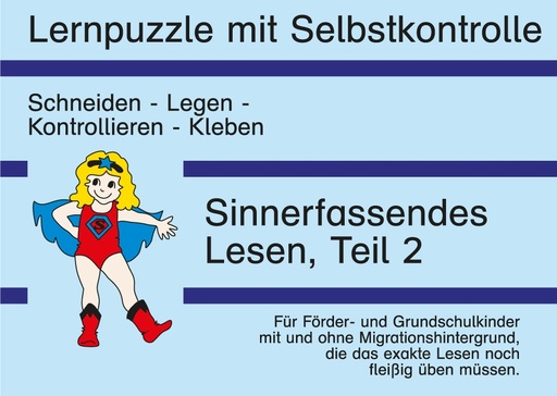 [800165] Lernpuzzle Teil 2: Sinnerfassendes Lesen PDF