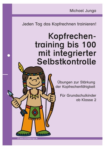 [800500] Kopfrechentraining bis 100 mit integrierter Selbstkontrolle PDF