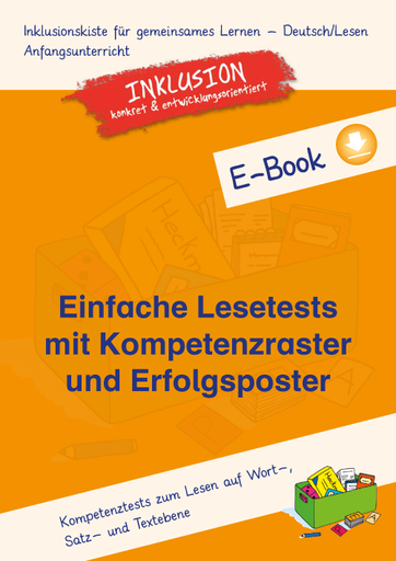 [802131] Einfache Lesetests mit Kompetenzraster und Erfolgsposter E-Book