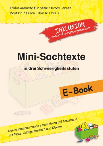 [802133] Mini-Sachtexte in drei Schwierigkeitsstufen PDF
