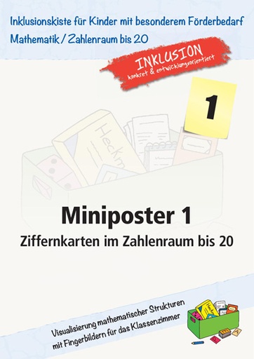 [802143] Miniposter 1: Ziffernkarten mit Fingerbildern bis 20 PDF