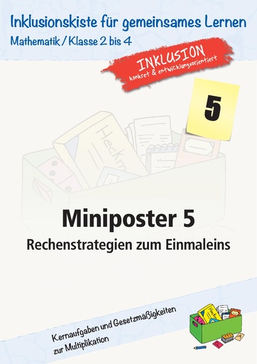 [802161] Miniposter 5: Rechenstrategien zum Einmaleins PDF
