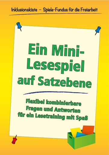 [802179] Mini-Lesespiel auf Satzebene PDF