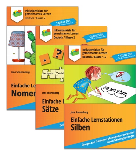 [802231] Sparpaket Lernstationen: Silben, Nomen, Sätze PDF