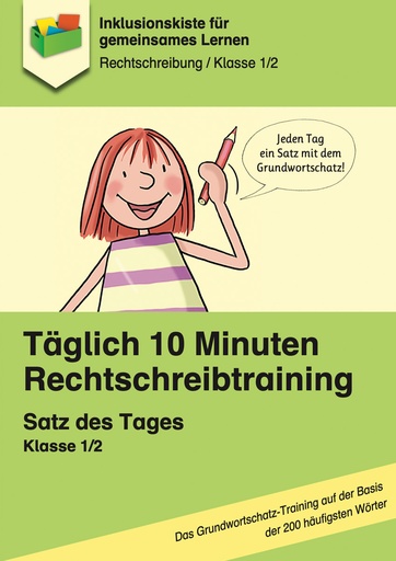 [802255] Rechtschreibtraining Satz des Tages (Klasse 1/2) E-Book