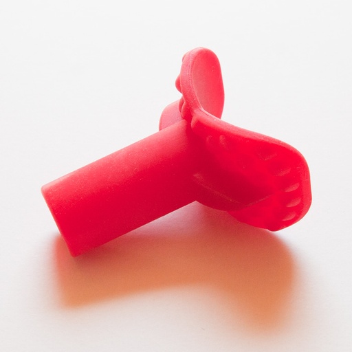 [80924] LIPPBRATOR Mundstück rot, Set mit 3 Stück