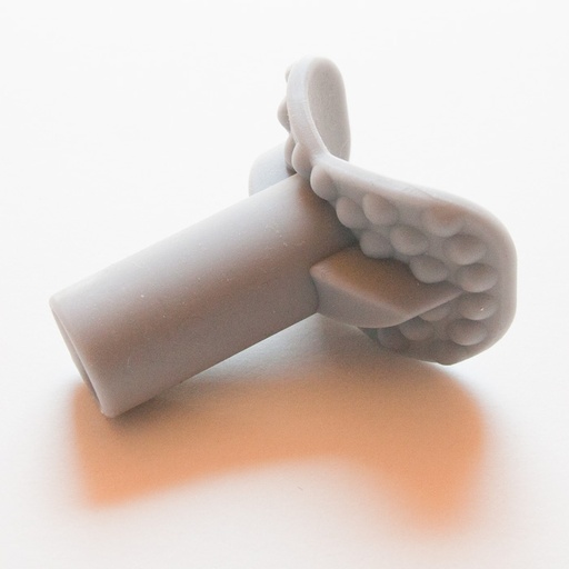 [809241] LIPPBRATOR Mundstück silber, Set mit 3 Stück