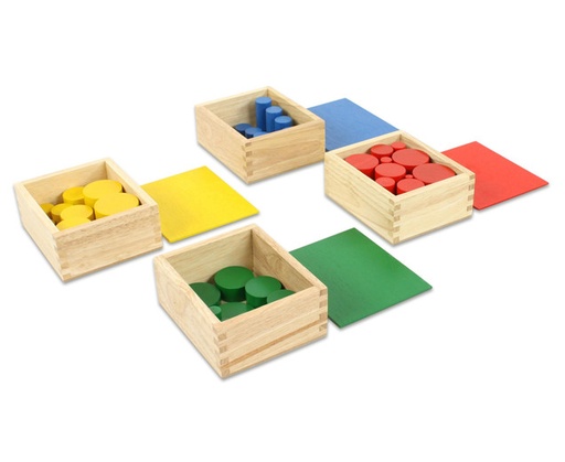 [41154] 40 Farbige Merkmal-Zylinder