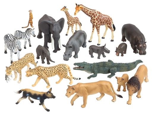 [41155] Afrikanische Tiere für Sprachspiele