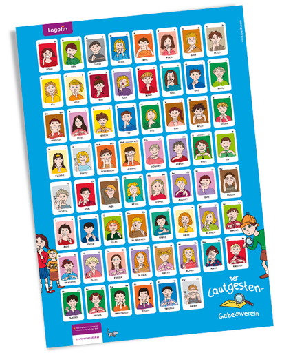 [81503] Lautgesten Plakat "Der Lautgesten Geheimverein"