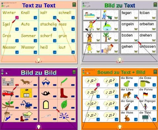 [82299] Elektroblinker Zuordnungsspiele Schullizenz