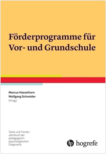 [83101] Förderprogramme für Vor- und Grundschule