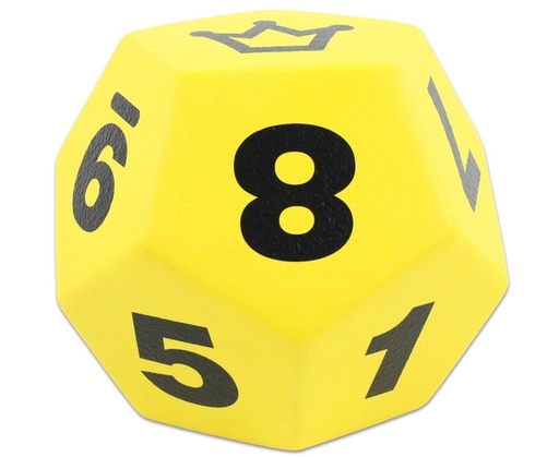 [41253] Riesige Schulwürfel gelb