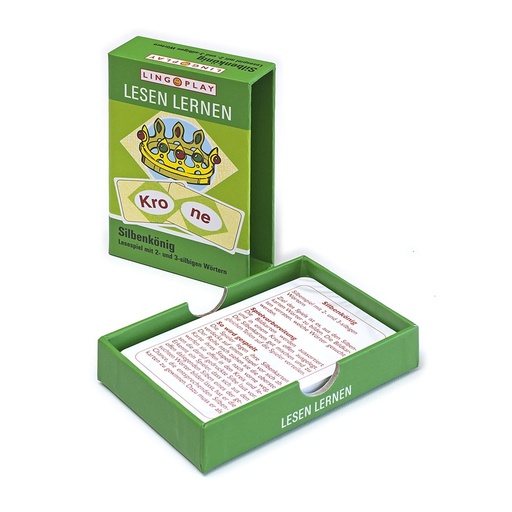 [84144] Silbenkönig - Lesespiel mit 2- und 3-silbigen Wörtern