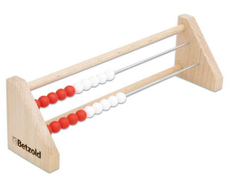 [44100] Rechenrahmen bis 20 rot/weiß