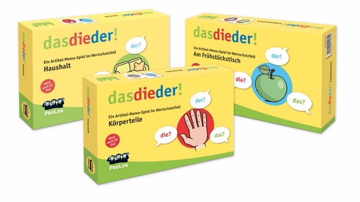 [86160] dasdieder! 3er-Paket - Haushalt, Frühstückstisch, Körperteile