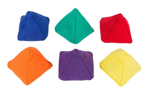 [87681] Pyramiden-Bohnensäckchen (6er Set)