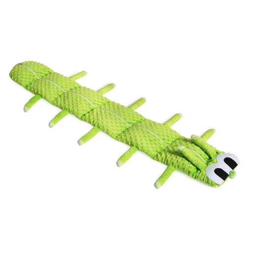 [87694] Riesige Kuschelraupe 135 cm lang, mit 12 Beschwerungsbeuteln