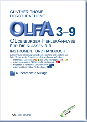 [87817] Fehleranalyse Orthographie Klassen 3-9 OLFA