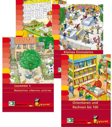 [5000210] Max Paket Rechnen bis 100 (4 Mappen + Lerngerät)