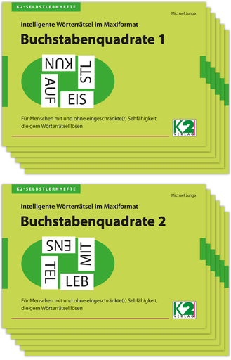 [90102] K2-Selbstlernhefte Wörterrätsel 1 + 2