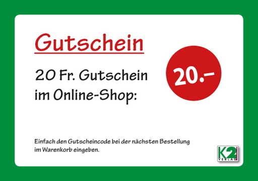 [986041] K2 Einkaufsgutschein 20 Franken