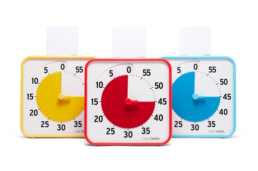 [58557] Gruppen TimeTimer 19 x 19 cm 3er-Set Farbkollektion 1
