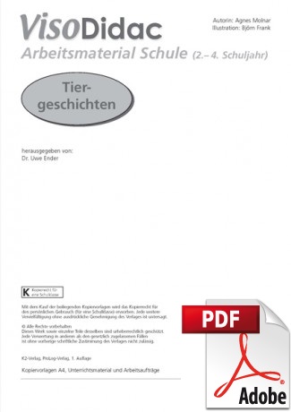 [147000] Tiergeschichten Sprach- und Lesematerial PDF