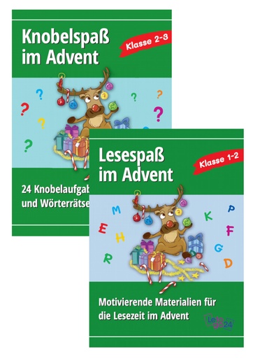 [802276] Materialpaket: Lese- und Knobelaufgaben im Advent E-Book