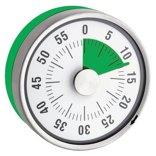 [57041] Zeitdauer Uhr Automatik Compact, grüne Scheibe, 78 mm ø