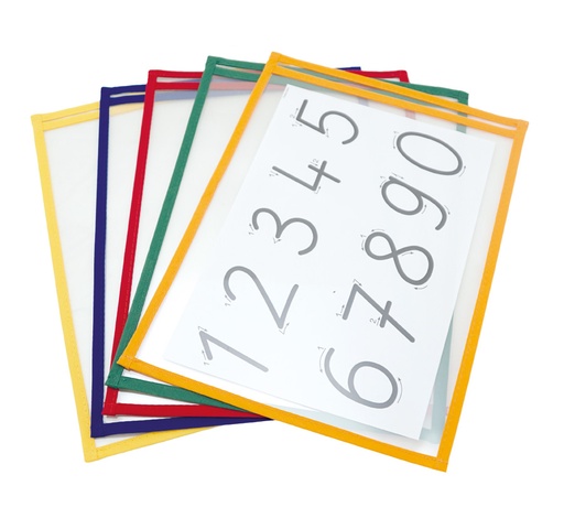 [57063] Transparente Lern- und Sammeltaschen A4