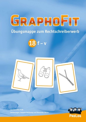 [87035] Graphofit-Übungsmappe 18 f, v